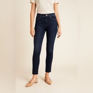 Pilcro by Anthropologie High Rise Cigarette Jeans Dark Wash Straight Women’s 28